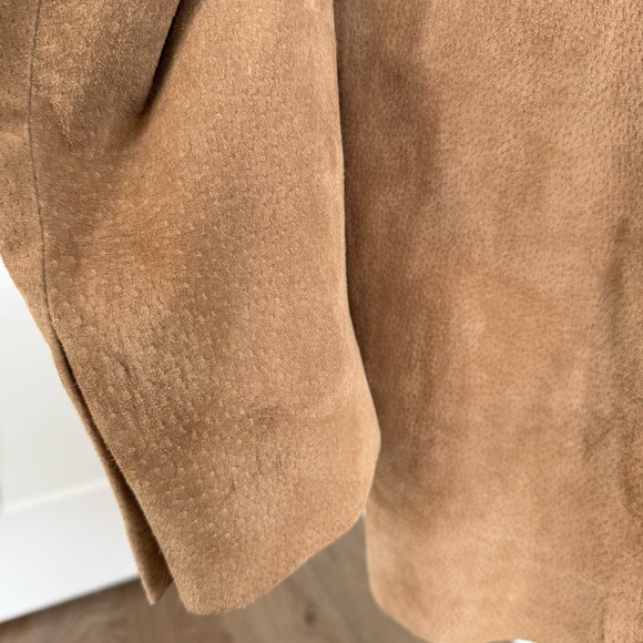 Lawless Tan Suede Leather Blazer Jacket Size XL‎ - Picture 17 of 17